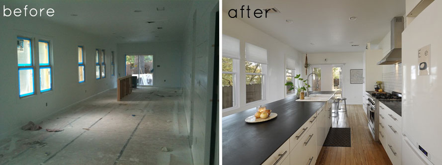 Renovation Before and After